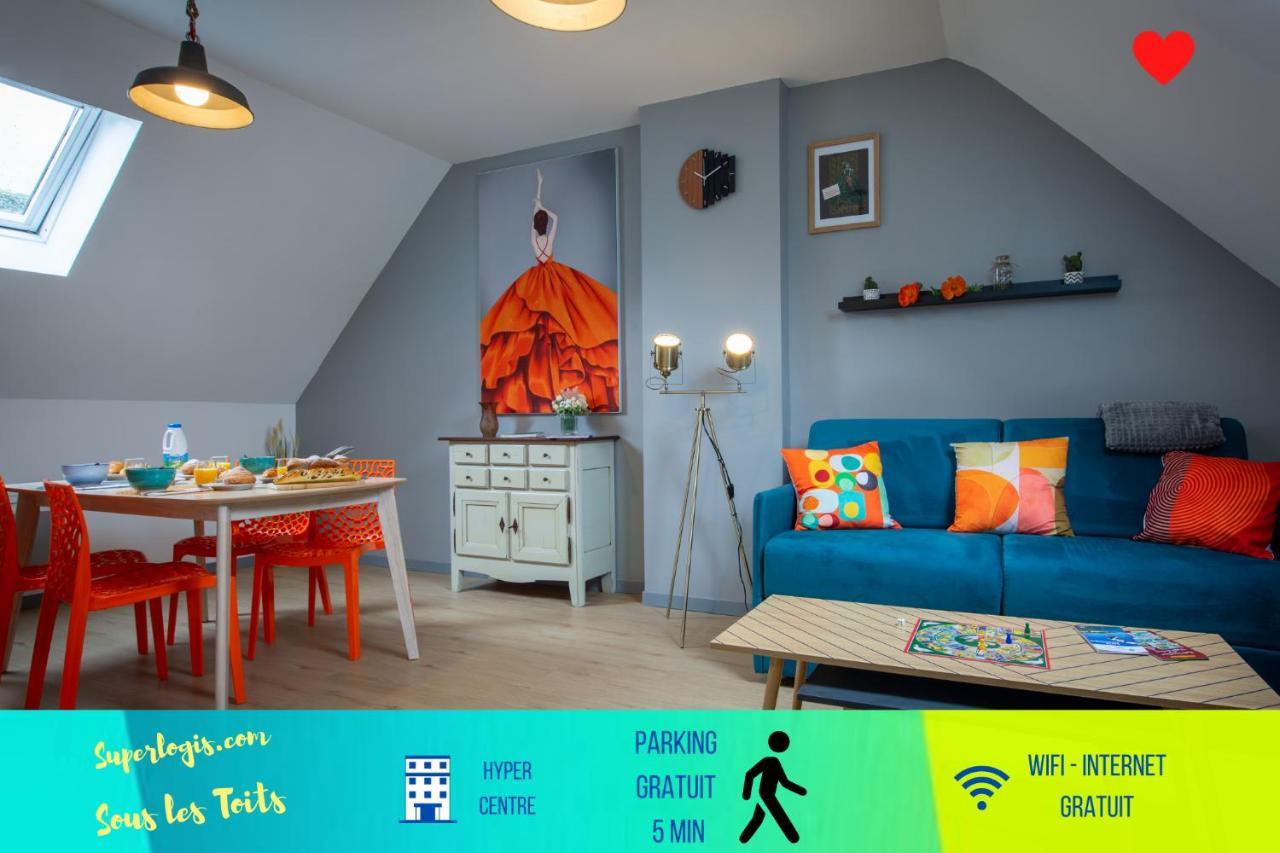 Superlogis - Sous Les Toits - T2- 3Etoiles - Blois-Hypercentre 1 Chambre 4 Personnes Kültér fotó
